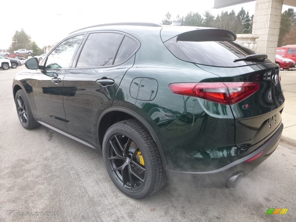 2019 Stelvio AWD - Verde Visconti (Green) Metallic / Black photo #6