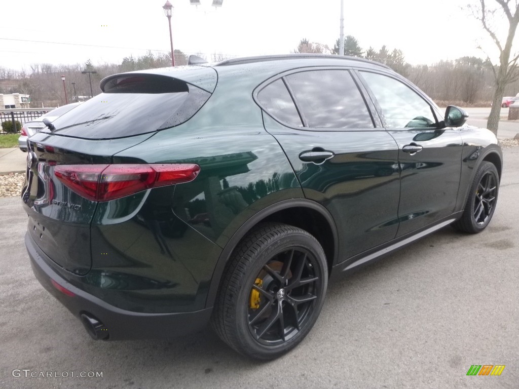 2019 Stelvio AWD - Verde Visconti (Green) Metallic / Black photo #9