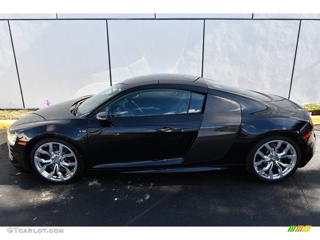 Panther Black Crystal 2014 Audi R8 Coupe V10 Exterior Photo #131056982