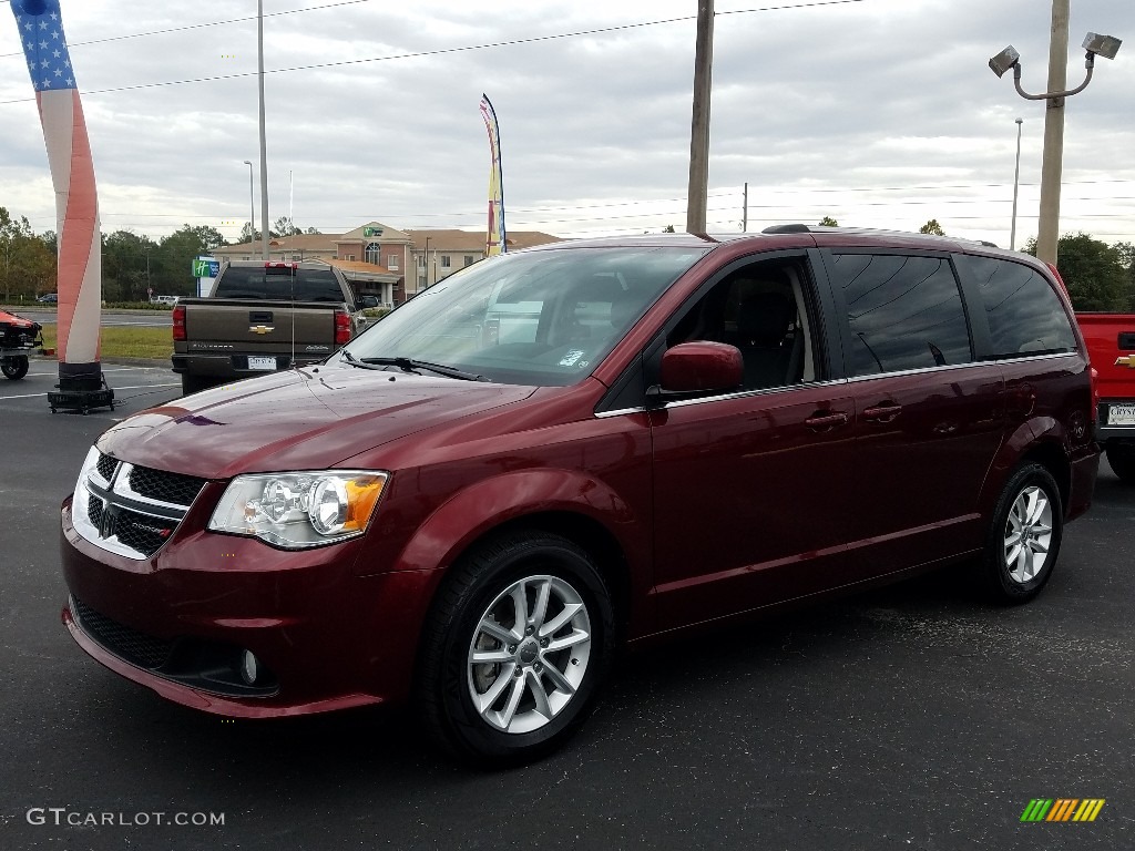 Octane Red Pearl Dodge Grand Caravan