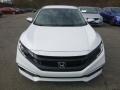 2019 Platinum White Pearl Honda Civic LX Sedan  photo #6