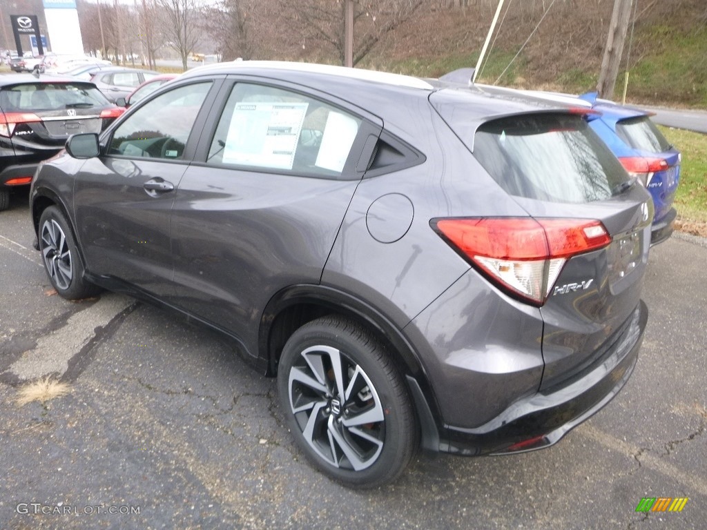 2019 HR-V Sport AWD - Modern Steel Metallic / Black photo #3