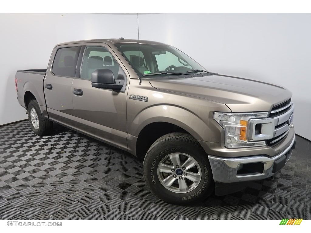 2018 F150 XLT SuperCrew 4x4 - Stone Gray / Earth Gray photo #5