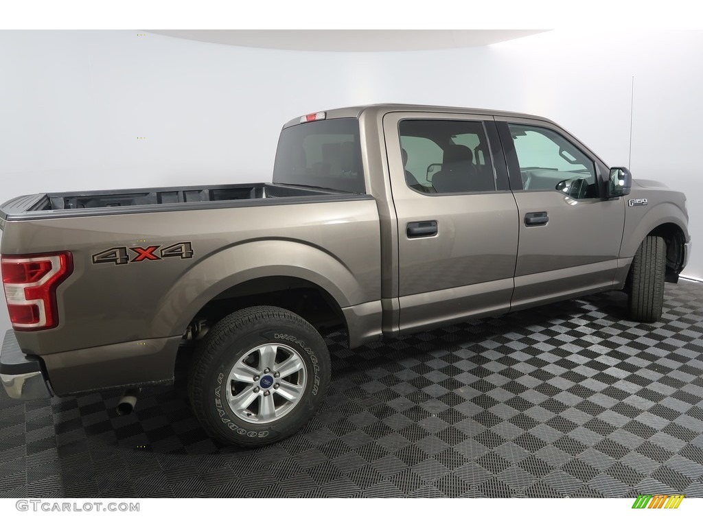 2018 F150 XLT SuperCrew 4x4 - Stone Gray / Earth Gray photo #12