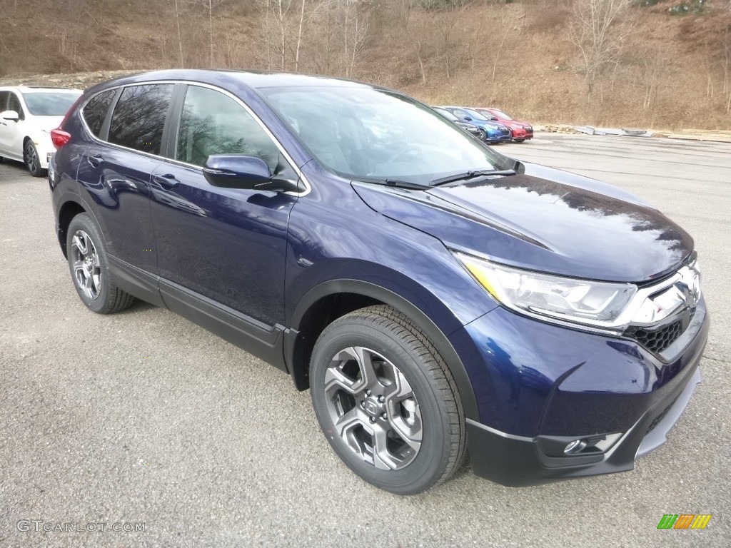 Obsidian Blue Pearl 2019 Honda CR-V EX AWD Exterior Photo #131063513