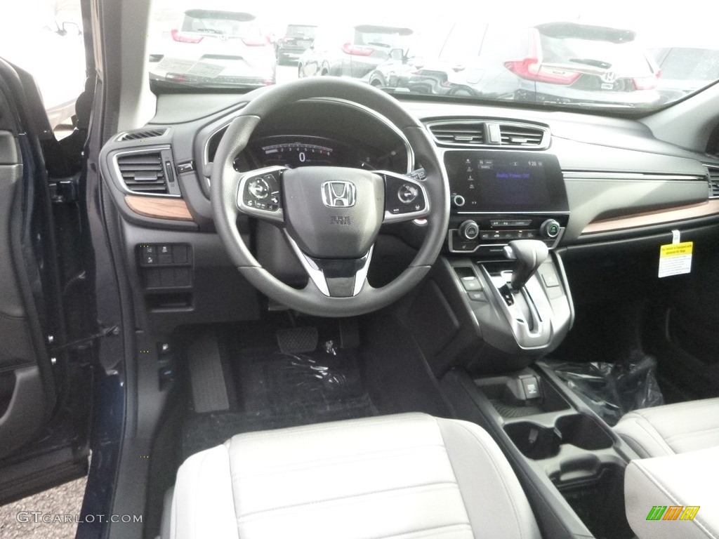 2019 Honda CR-V EX AWD Gray Dashboard Photo #131063636