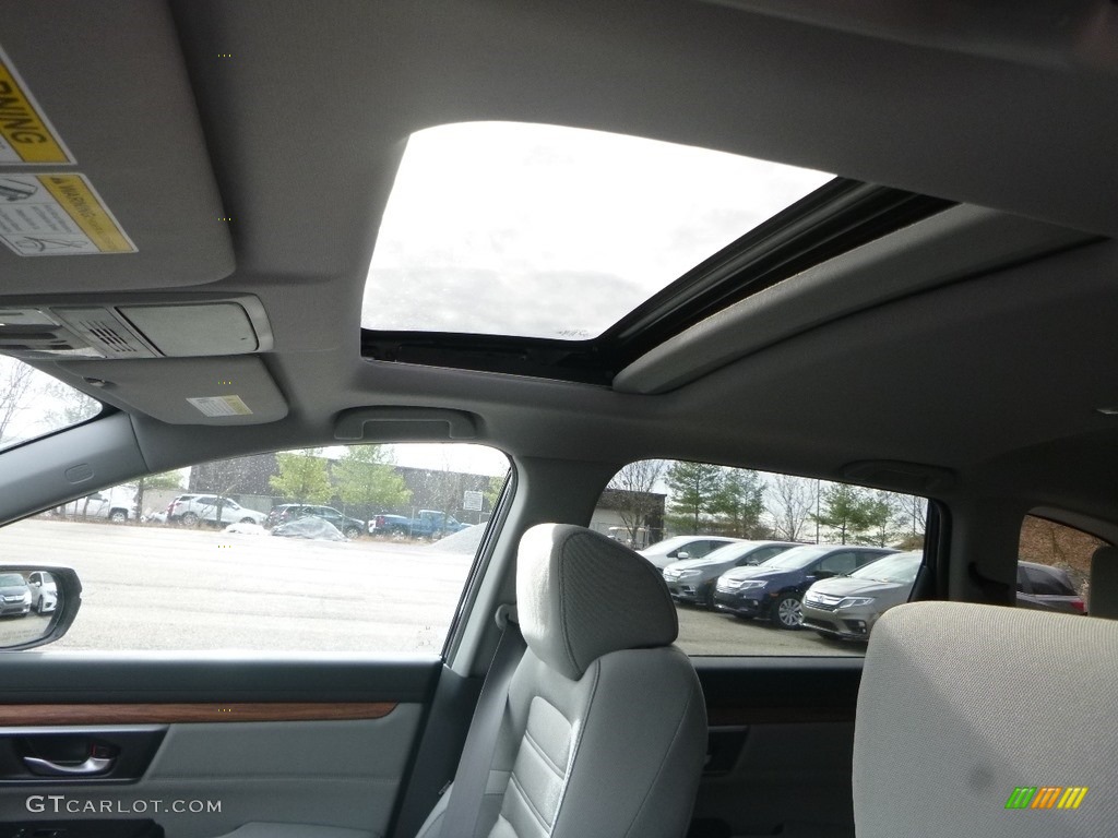 2019 CR-V EX AWD - Obsidian Blue Pearl / Gray photo #13