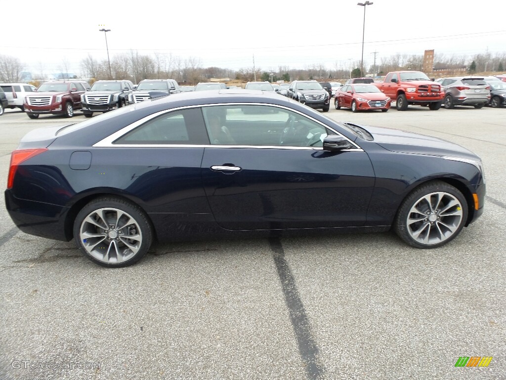 Dark Adriatic Blue Metallic 2019 Cadillac ATS Premium Luxury AWD Exterior Photo #131063771