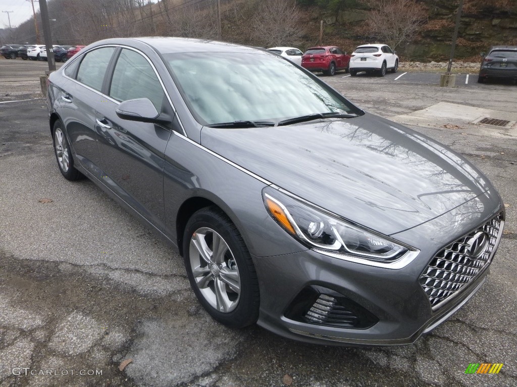 2019 Sonata SEL - Machine Gray / Gray photo #3