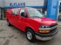 2019 Red Hot Chevrolet Express 2500 Cargo Extended WT  photo #3