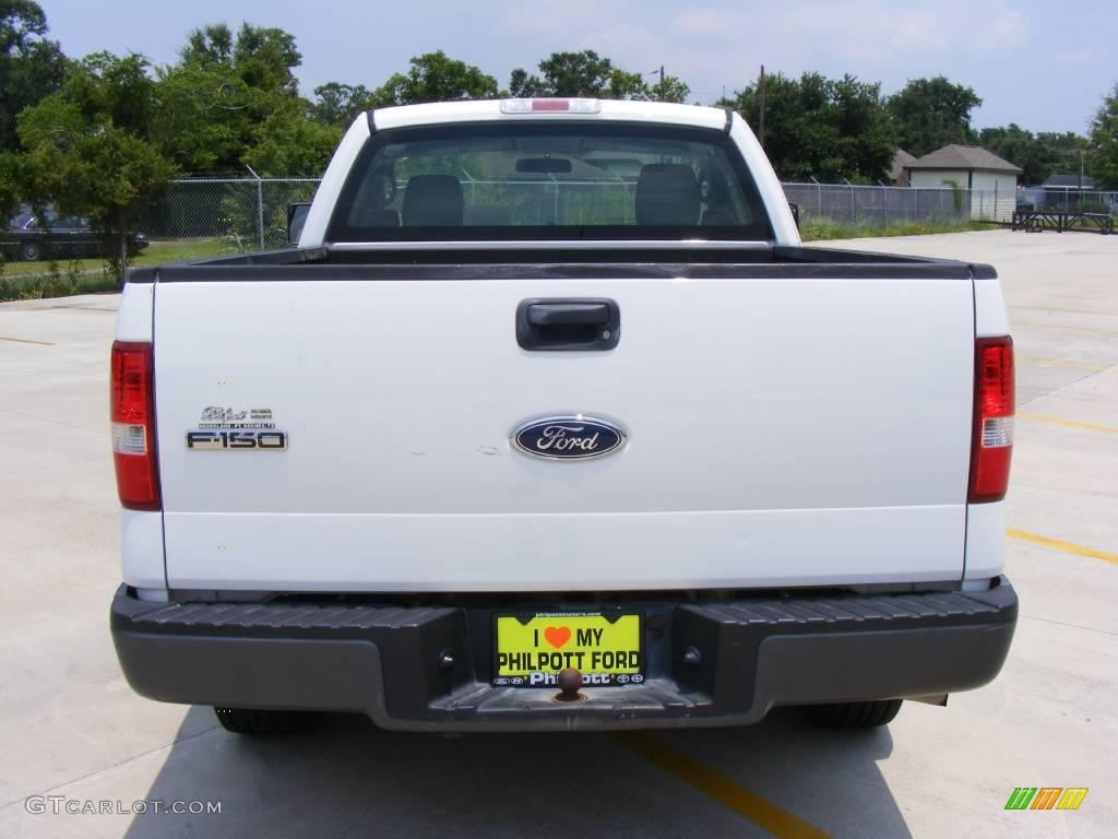 2005 F150 XL Regular Cab - Oxford White / Medium Flint Grey photo #4