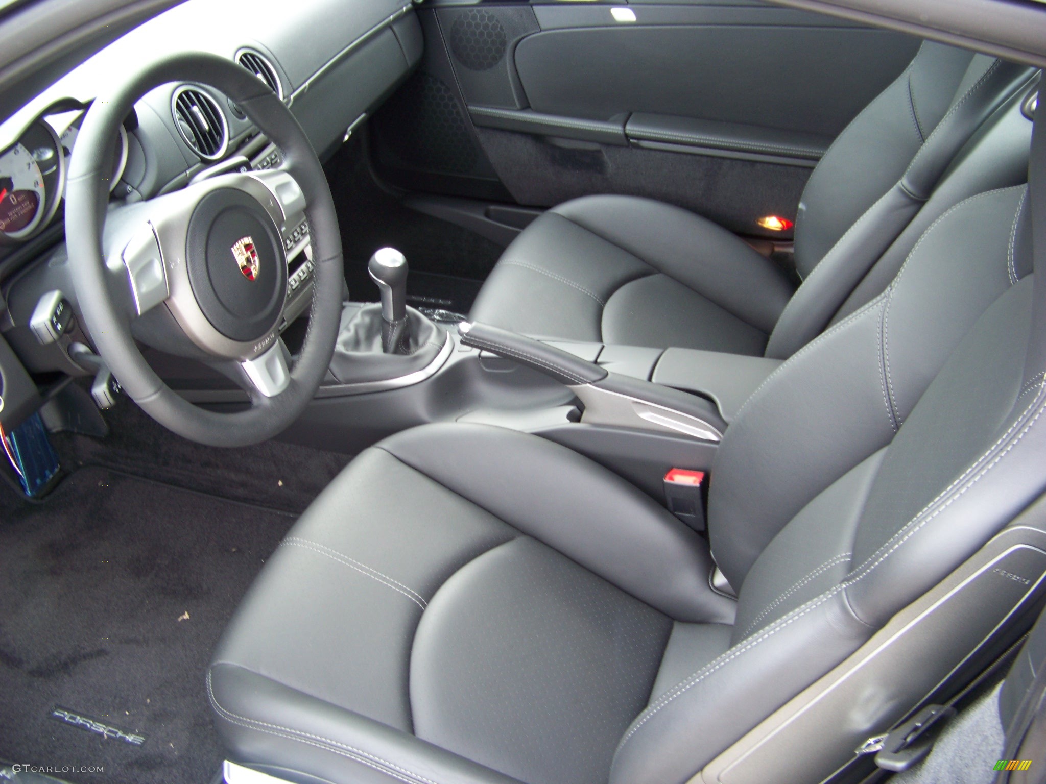 2008 Cayman S - Black / Black photo #4