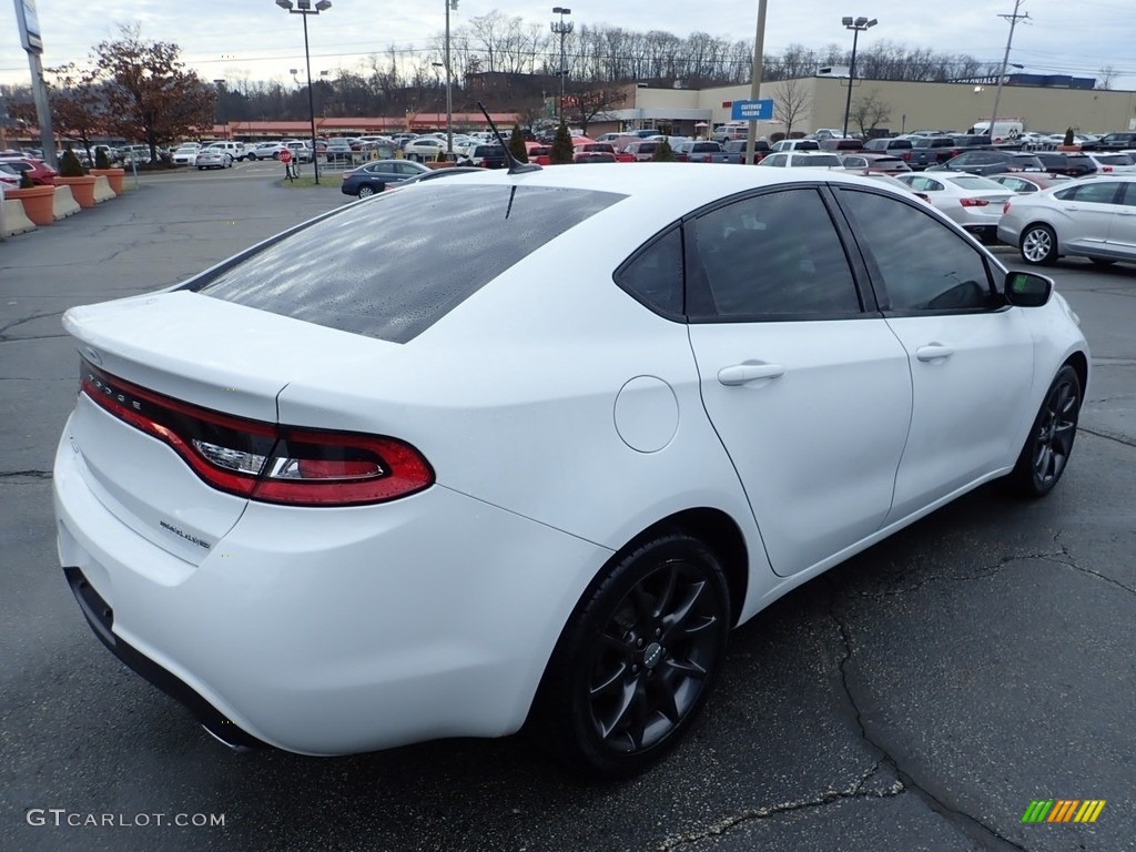2015 Dart SXT - Bright White / Black/Light Tungsten Accent Stitching photo #8