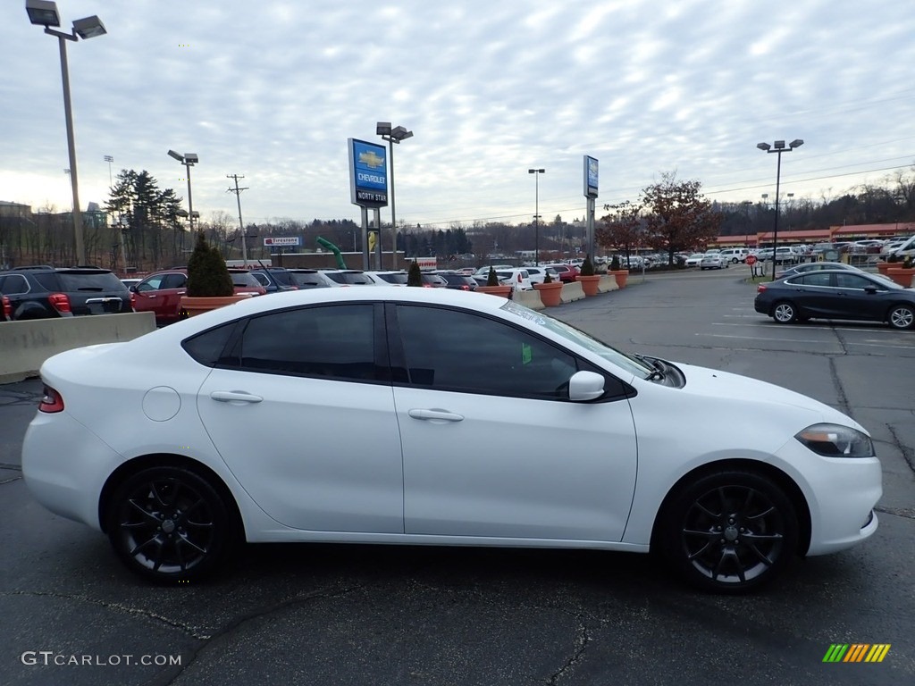 2015 Dart SXT - Bright White / Black/Light Tungsten Accent Stitching photo #9