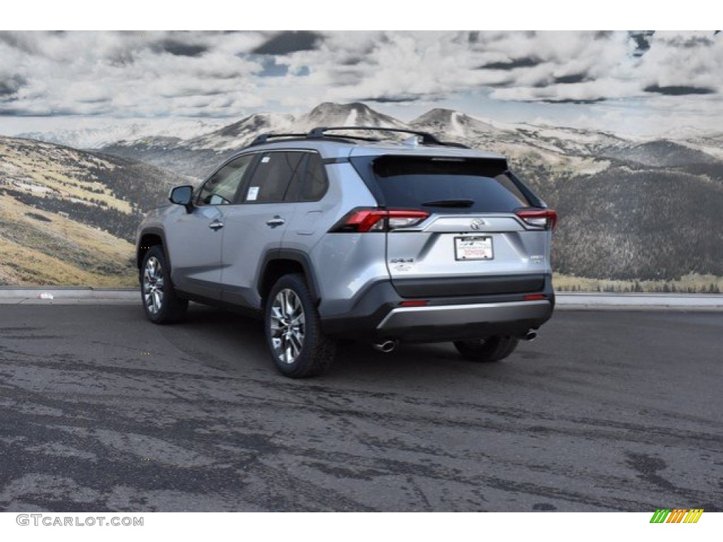 2019 RAV4 Limited AWD - Silver Sky Metallic / Black photo #3