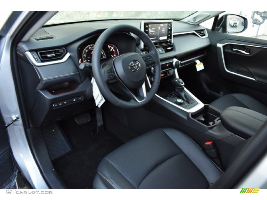 Black Interior 2019 Toyota RAV4 Limited AWD Photo #131065667