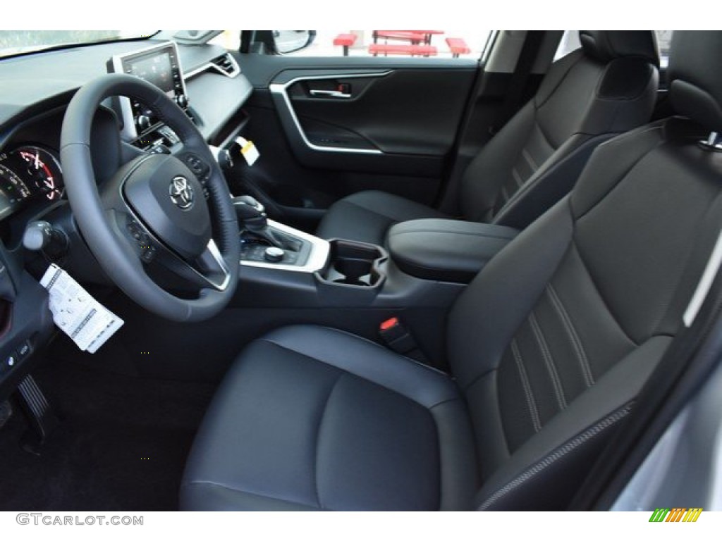 Black Interior 2019 Toyota RAV4 Limited AWD Photo #131065679