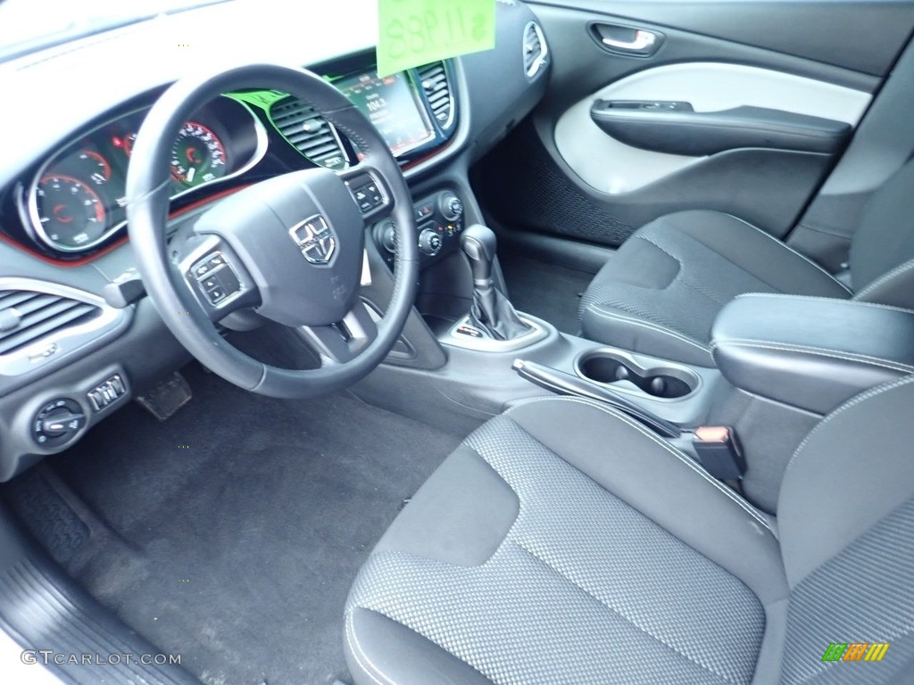 2015 Dart SXT - Bright White / Black/Light Tungsten Accent Stitching photo #24