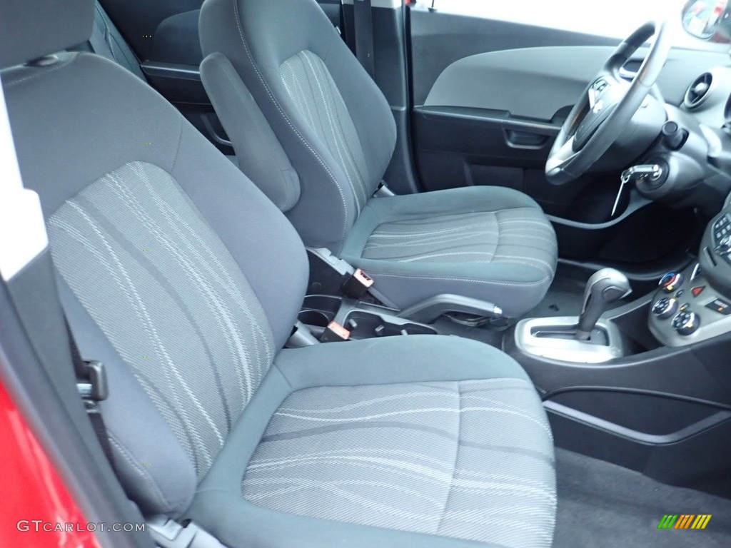 2012 Sonic LT Sedan - Victory Red / Jet Black/Dark Titanium photo #15