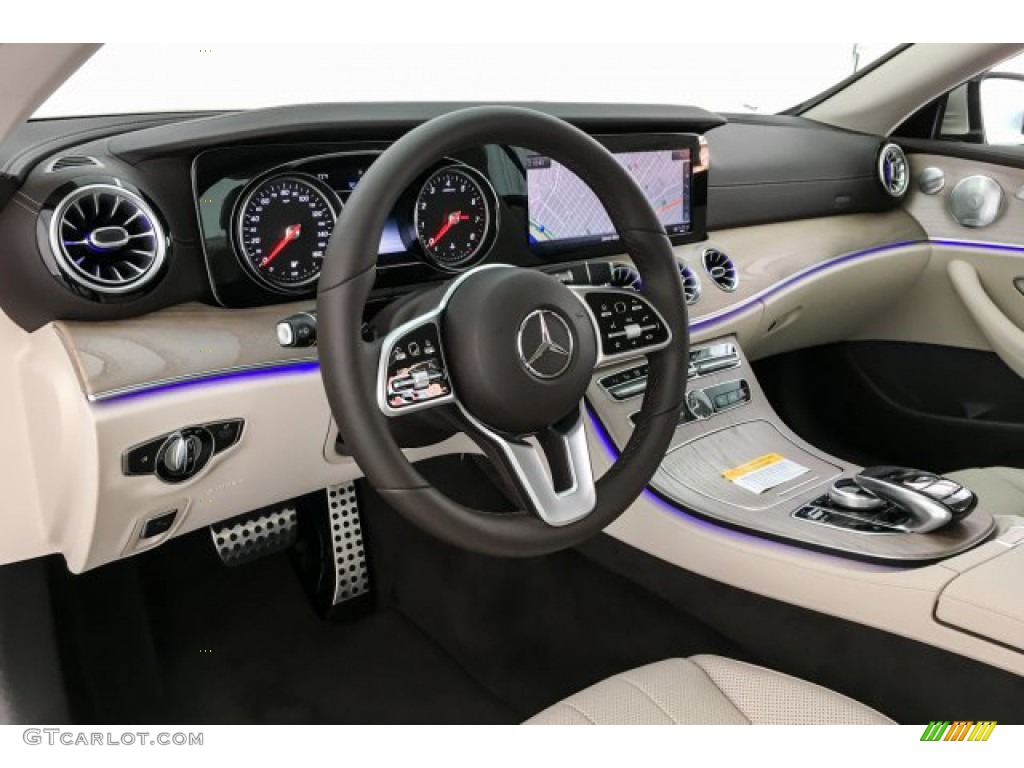 2019 E 450 Coupe - Dune Silver Metallic / Macchiato Beige/Espresso photo #4