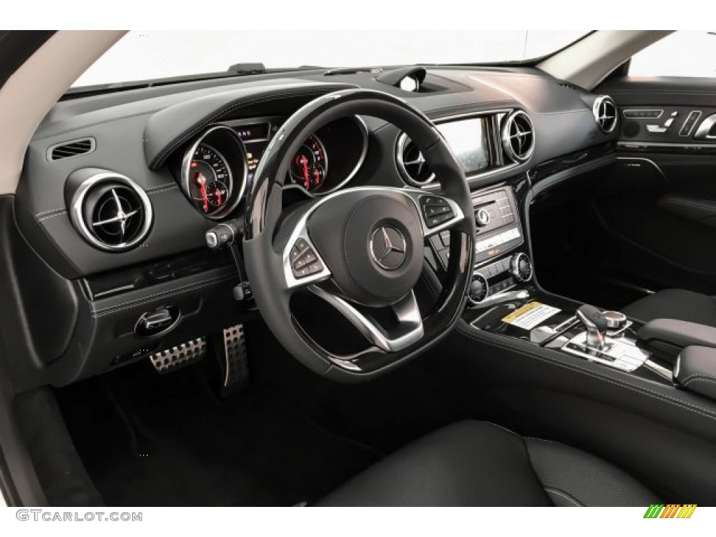 2019 Mercedes-Benz SL 550 Roadster Black Dashboard Photo #131068112