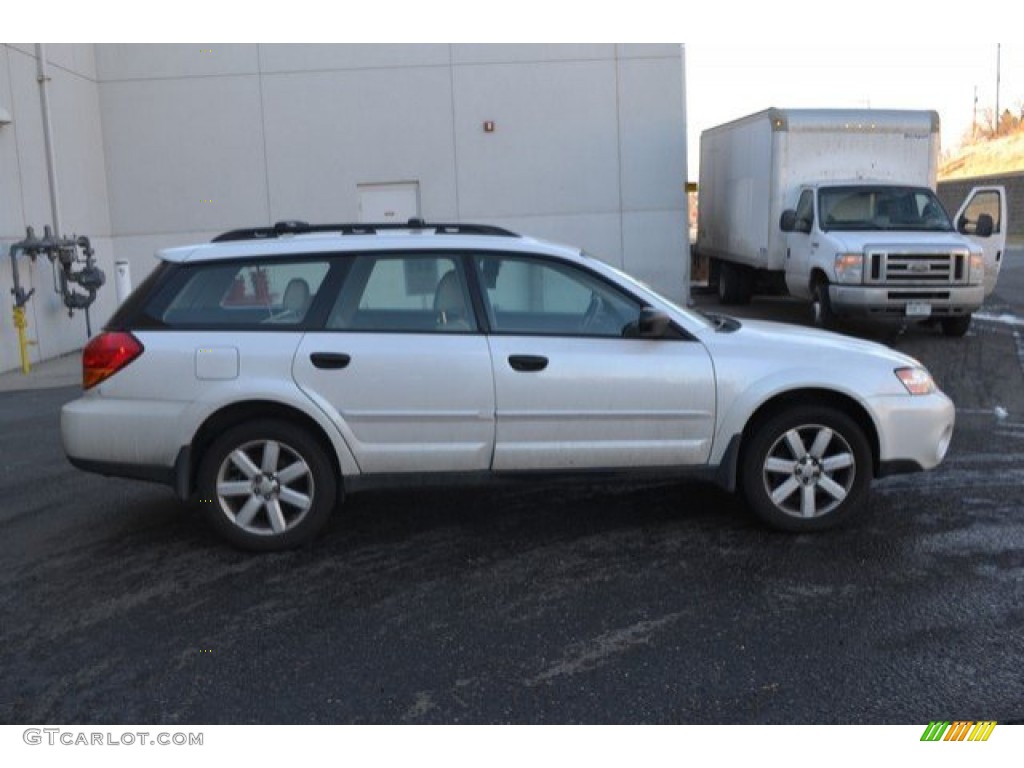 2007 Outback 2.5i Wagon - Satin White Pearl / Taupe Leather photo #7