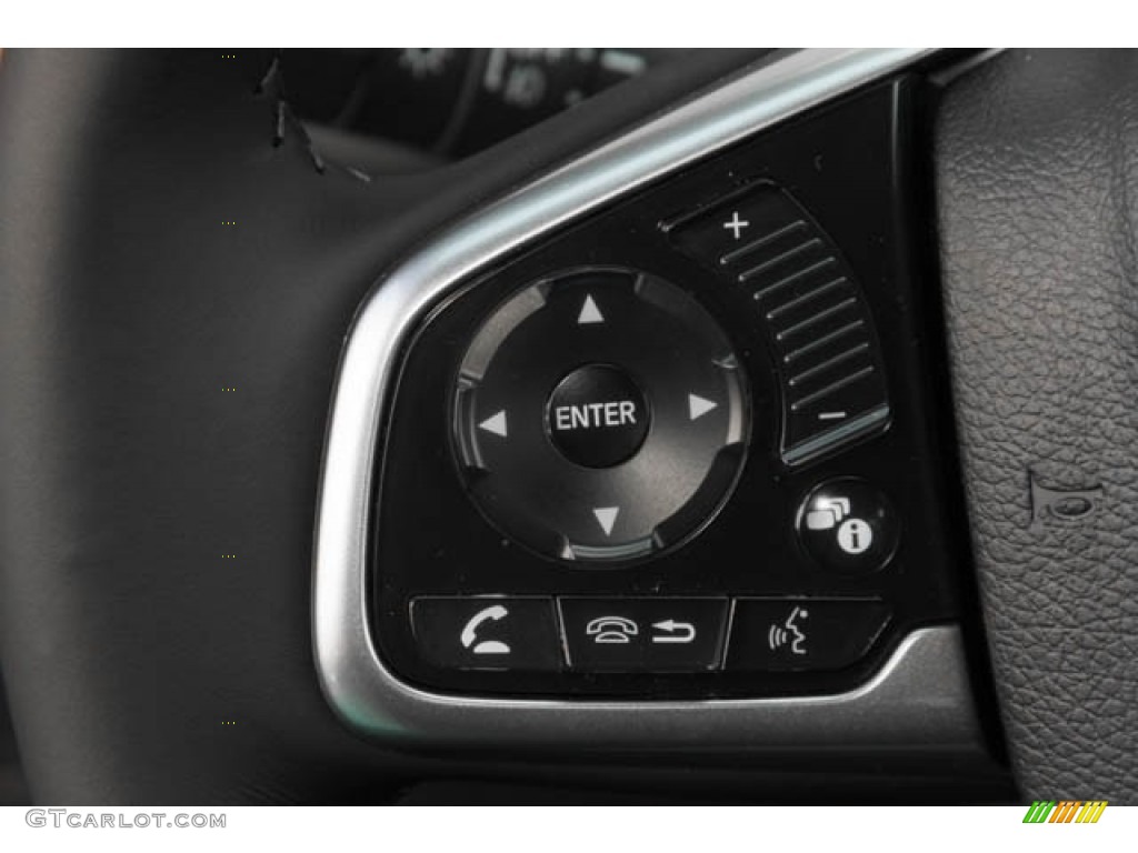 2019 Honda CR-V EX-L Gray Steering Wheel Photo #131069810