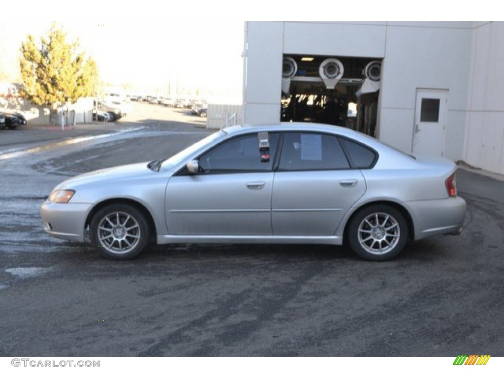 2007 Legacy 2.5i Sedan - Brilliant Silver Metallic / Off-Black photo #3