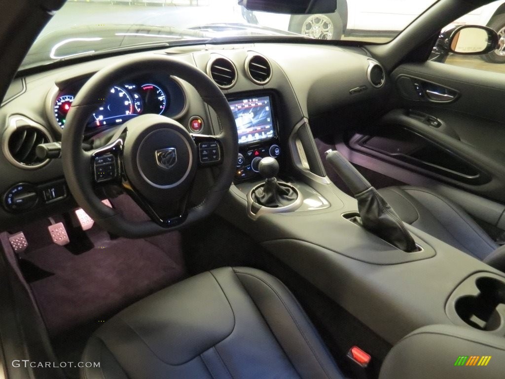 Black Interior 2014 Dodge SRT Viper Coupe Photo #131071694