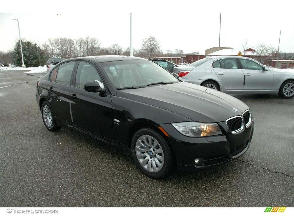 2009 3 Series 328xi Sedan - Black Sapphire Metallic / Beige Dakota Leather photo #7