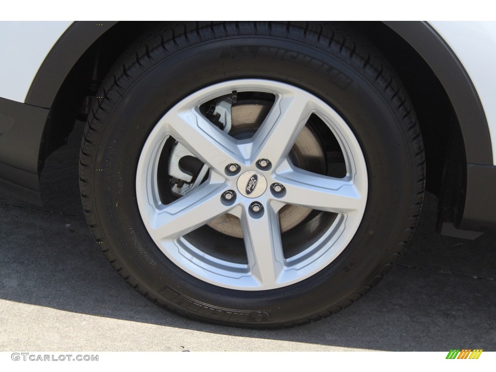 2018 Explorer FWD - Oxford White / Medium Stone photo #4