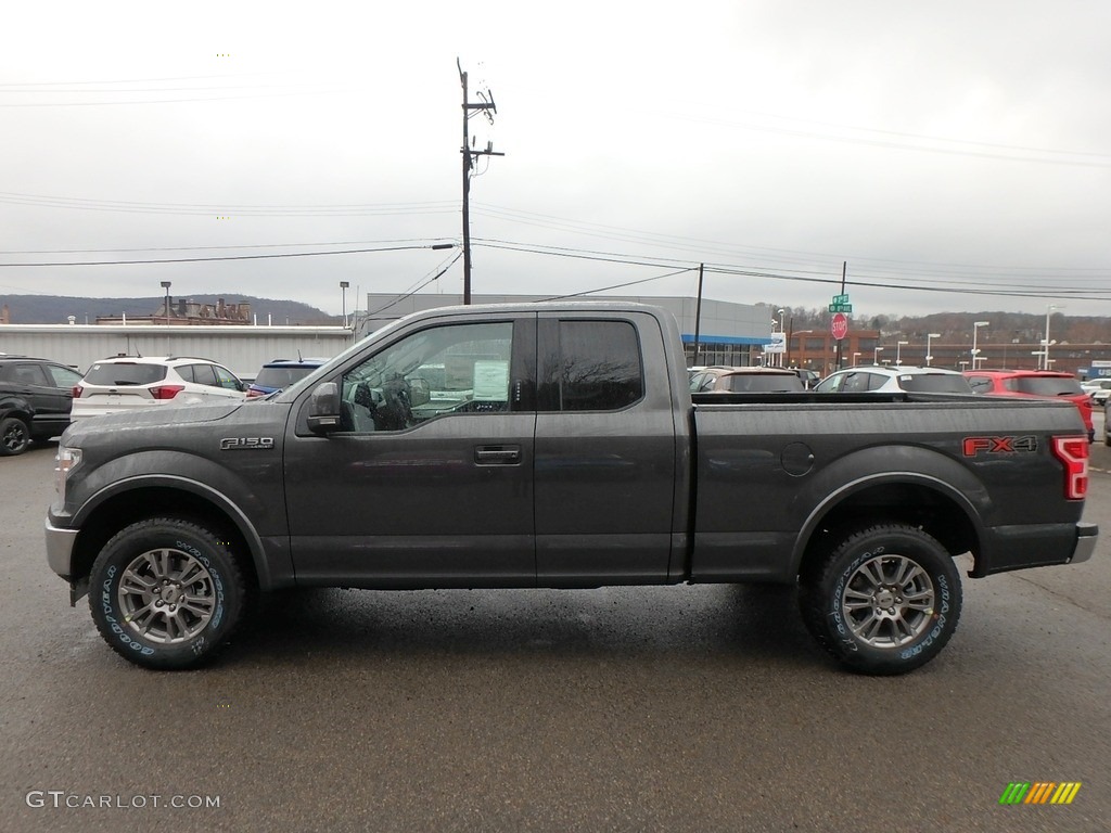 2019 F150 Lariat SuperCab 4x4 - Magnetic / Black photo #5