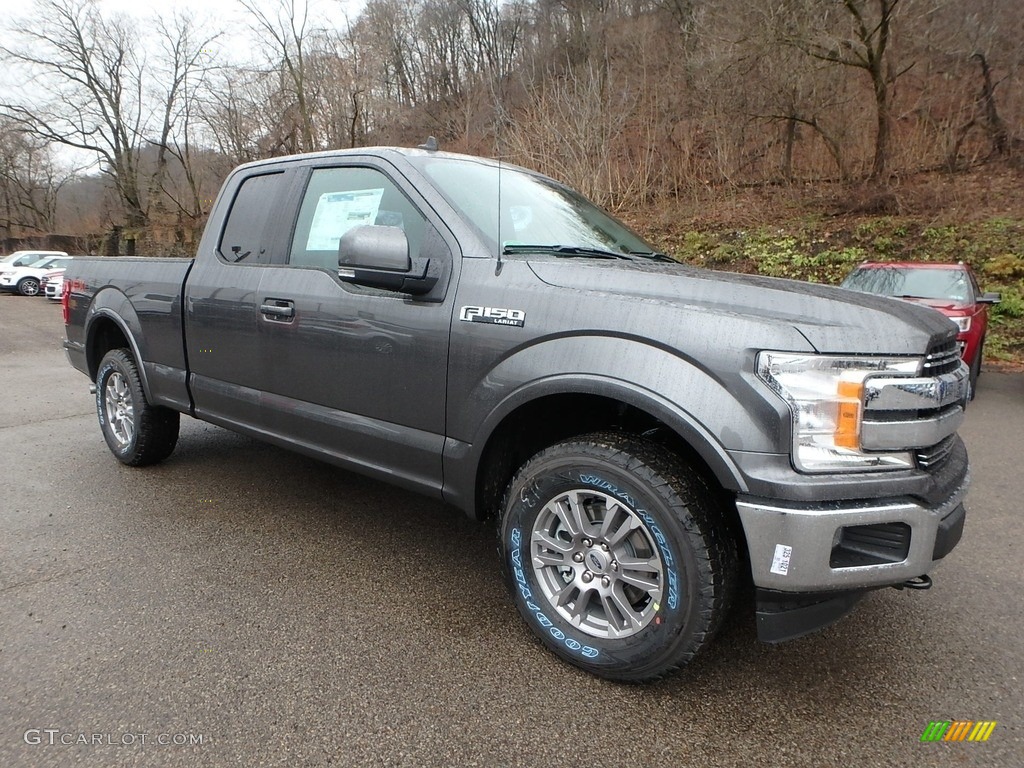 2019 F150 Lariat SuperCab 4x4 - Magnetic / Black photo #8