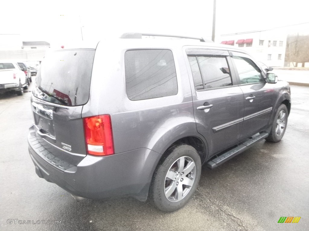 2015 Pilot Touring 4WD - Modern Steel Metallic / Black photo #6