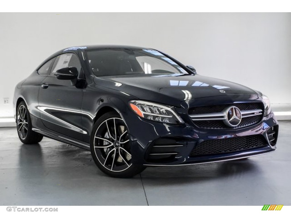Lunar Blue Metallic 2019 Mercedes-Benz C 43 AMG 4Matic Coupe Exterior Photo #131076844