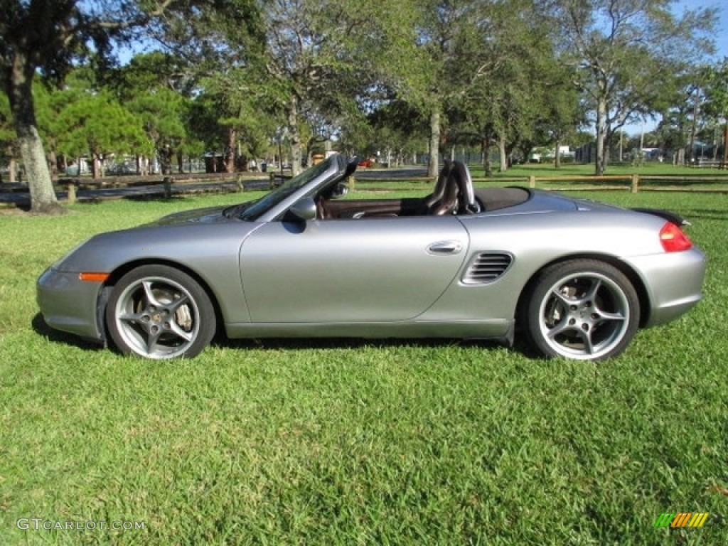 GT Silver Metallic 2004 Porsche Boxster S 550 Spyder Exterior Photo #131077195