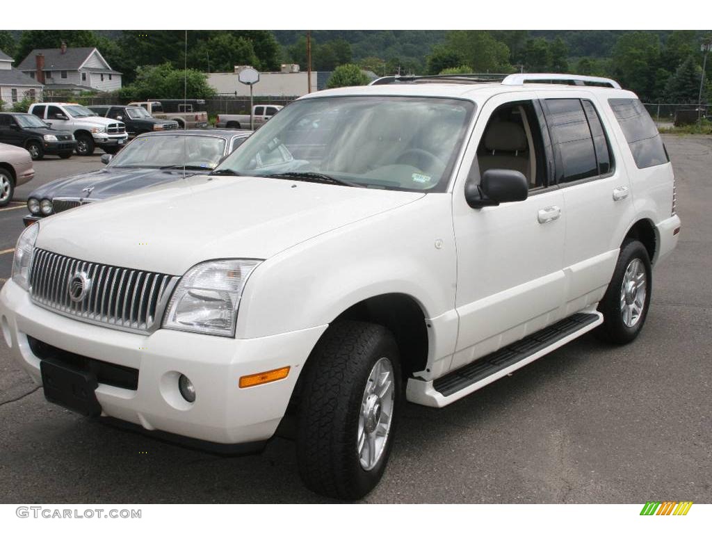 Ceramic White Pearl Mercury Mountaineer