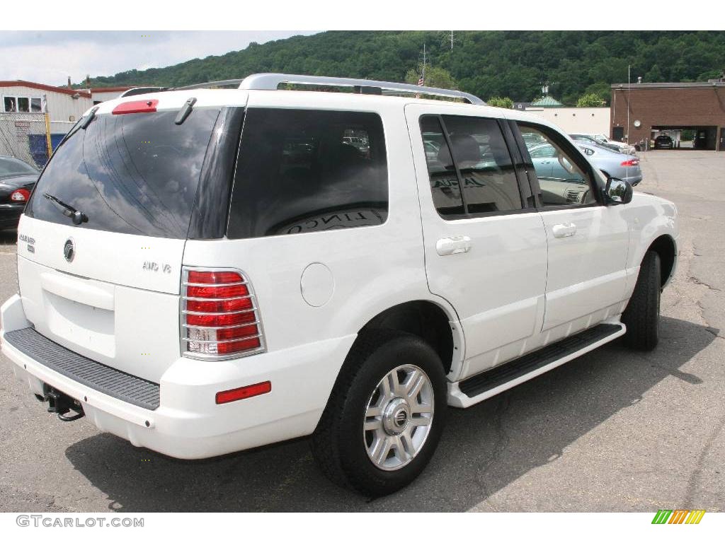 2004 Mountaineer V8 Premier AWD - Ceramic White Pearl / Medium Dark Parchment photo #5