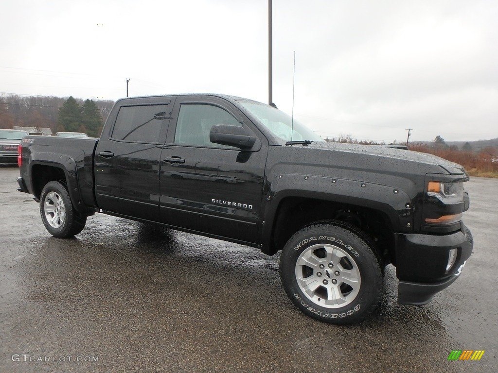 2016 Silverado 1500 LT Crew Cab 4x4 - Black / Jet Black photo #3