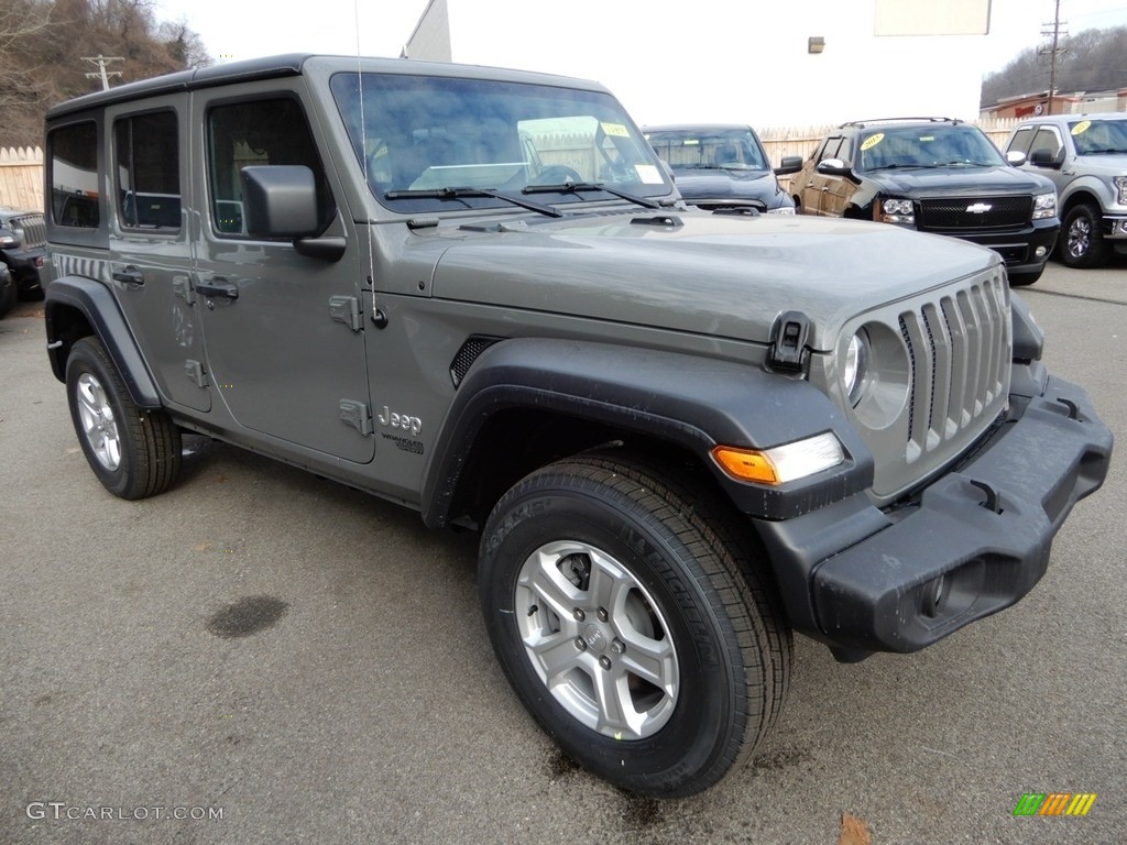 Sting-Gray 2019 Jeep Wrangler Unlimited Sport 4x4 Exterior Photo #131081863