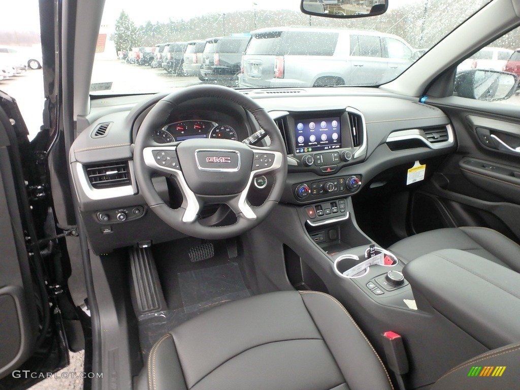 Jet Black Interior 2019 GMC Terrain SLT AWD Photo #131082499