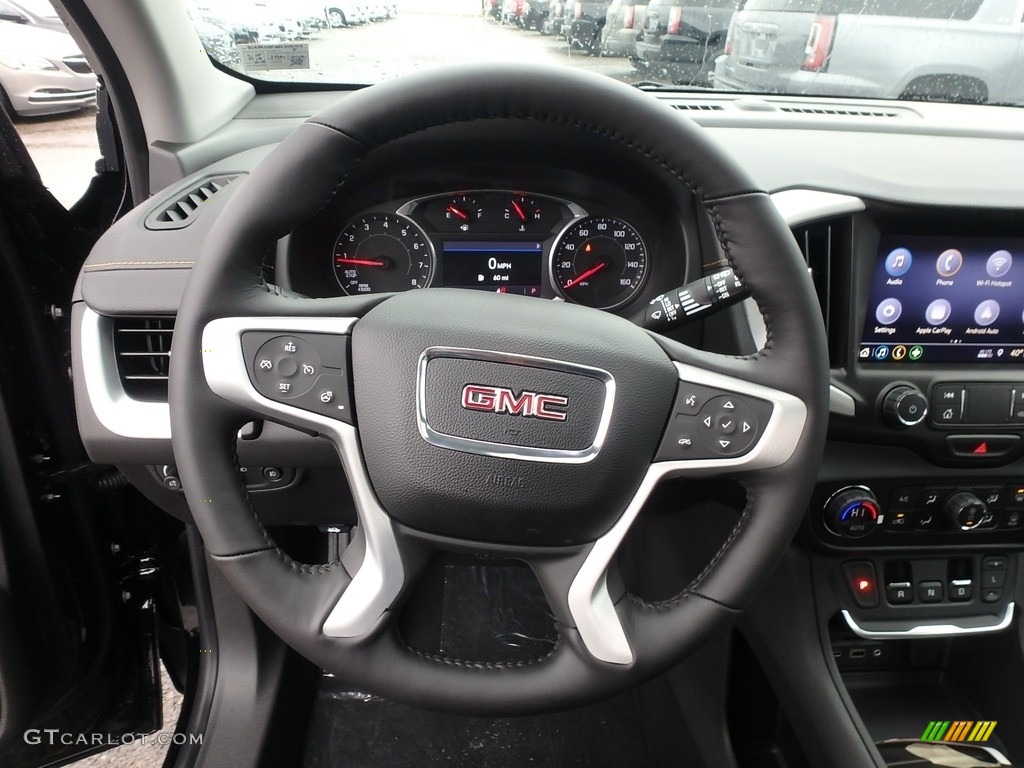 2019 GMC Terrain SLT AWD Jet Black Steering Wheel Photo #131082646