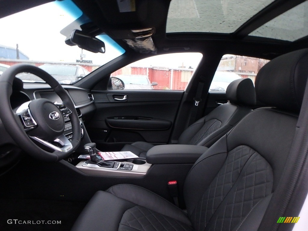 Black Interior 2019 Kia Optima SX Photo #131082694