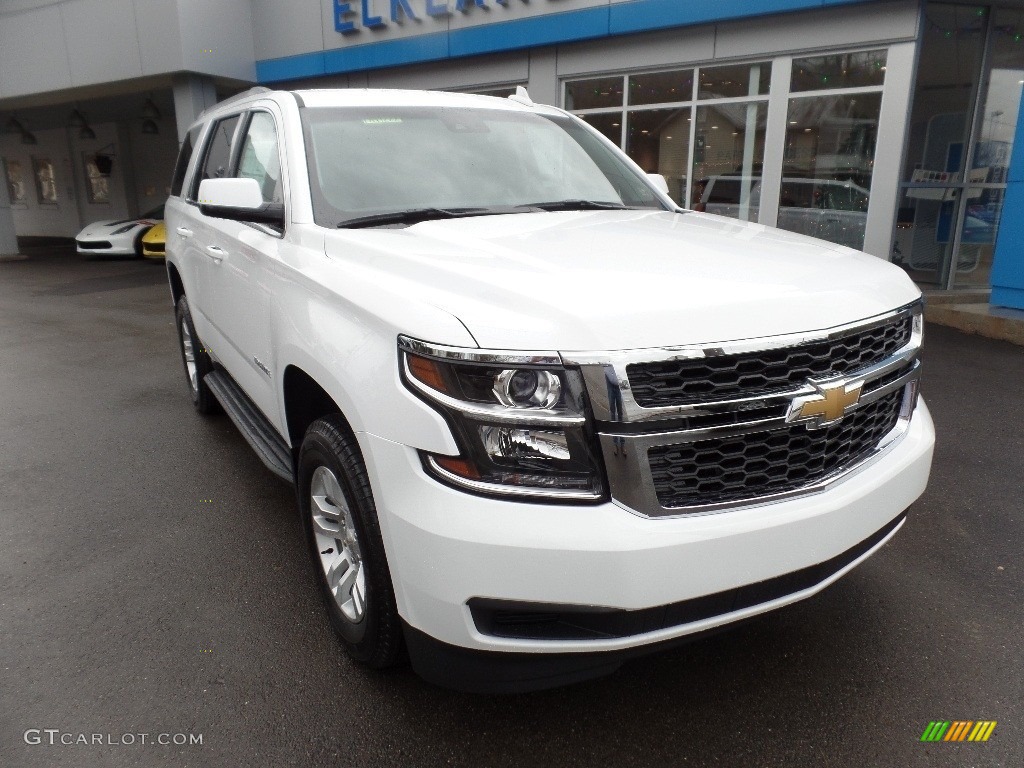 2019 Tahoe LT 4WD - Summit White / Jet Black/Dark Ash photo #2