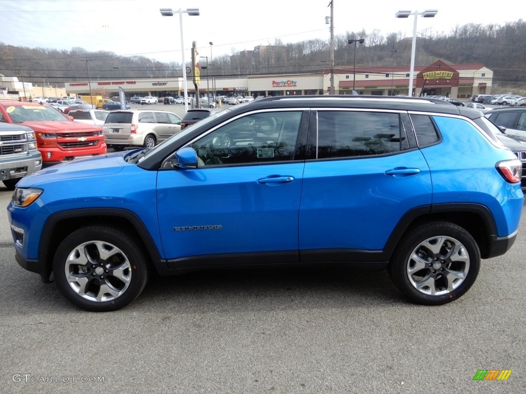Laser Blue Pearl 2019 Jeep Compass Limited 4x4 Exterior Photo #131083232