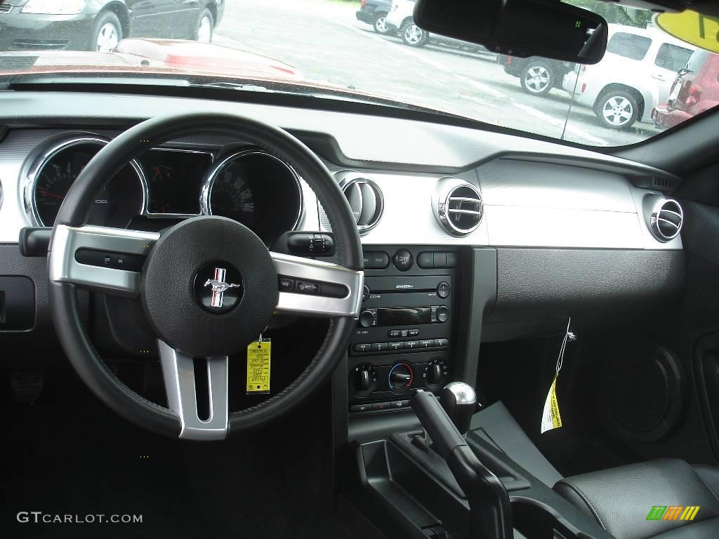 2007 Mustang GT Premium Convertible - Redfire Metallic / Dark Charcoal photo #10