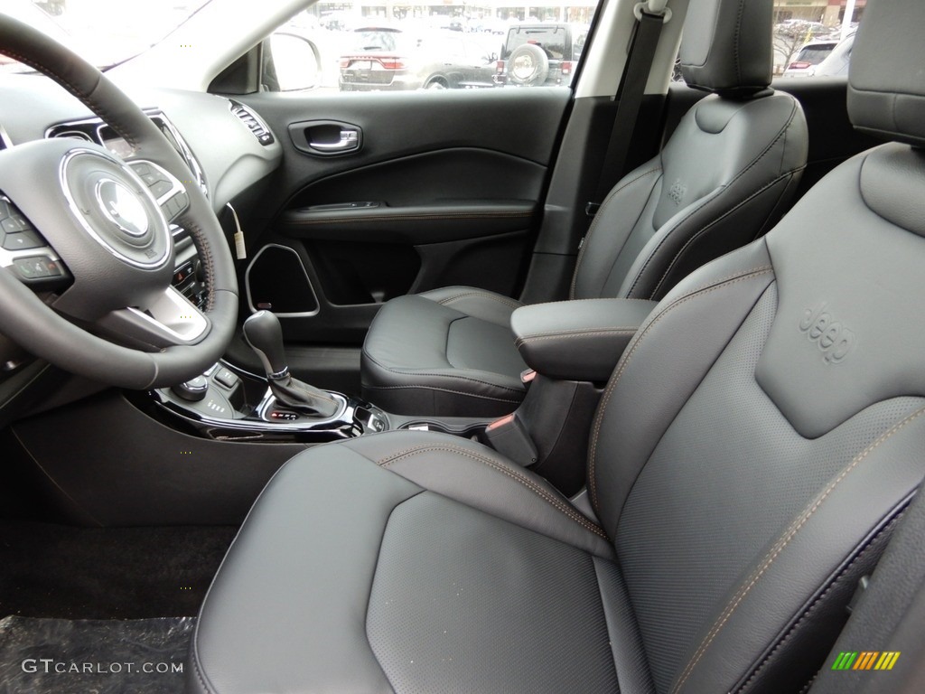 Black Interior 2019 Jeep Compass Limited 4x4 Photo #131083741