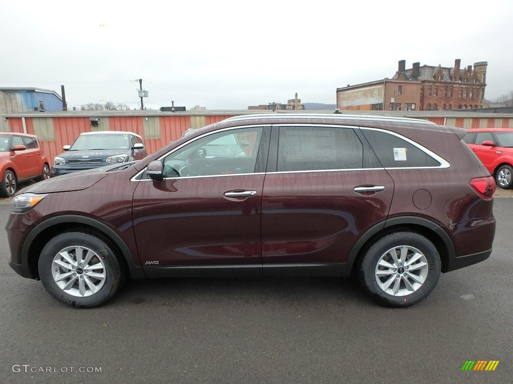 Sangria 2019 Kia Sorento LX AWD Exterior Photo #131083822