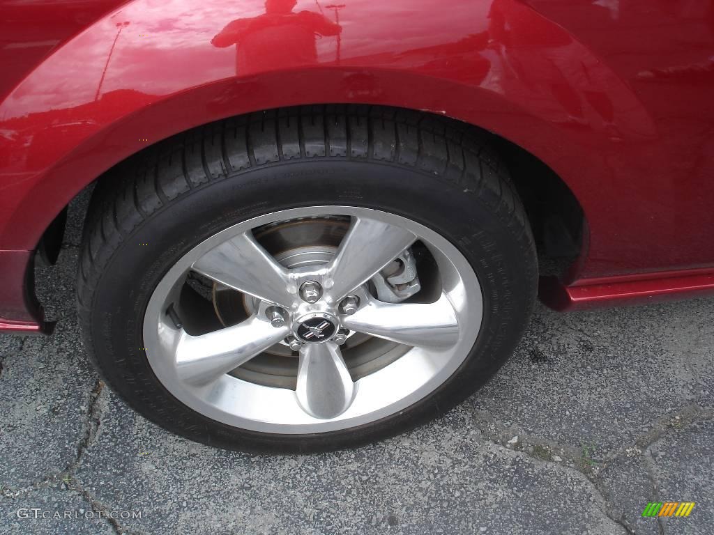 2007 Mustang GT Premium Convertible - Redfire Metallic / Dark Charcoal photo #18