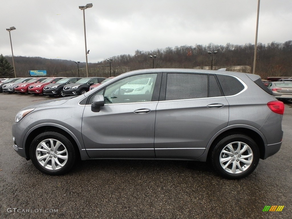 Satin Steel Gray Metallic 2019 Buick Envision Preferred AWD Exterior Photo #131084386